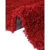 Unique Loom Solid Shag Solid Indoor Woven Area Rug - 4 of 4