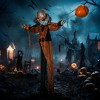 Outsunny 65.25" Life Size Outdoor Halloween Decorations Talking Circus Clown with Balloon, Animated Prop with Sound and Motion Activated - 3 of 4