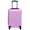 vidaXL Hardcase Trolley Pink ABS - 2 of 4