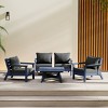 WestinTrends Avalon Outdoor 5-Piece Modular Sectional Patio Furniture Sofa Set - 2 of 4