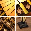 Chloe Lighting CH3T993MA16-DT3 Mission Copper-Foiled Blackish Bronze Double Lit Table Lamp - 4 of 4