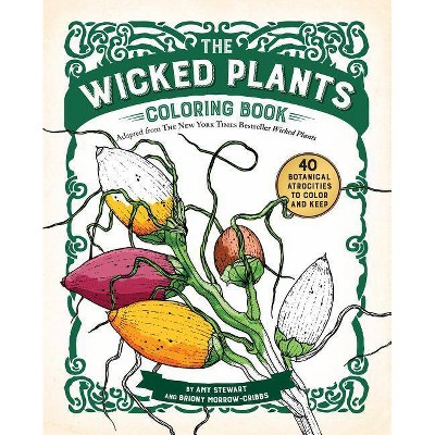 The Wicked Plants Coloring Book - Annotated by  Amy Stewart (Paperback)