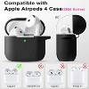 BONGEEK Silicone Apple Airpods 4th Generation - VOTILE 2024 Bling Cover with Keychain, Earbuds Charging Accessory for Women Girls - Black - 2 of 4
