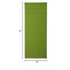 Colonial Mills Ikebana Braided Runner, Green 30"x60", Rectangle Shape - 2 of 3