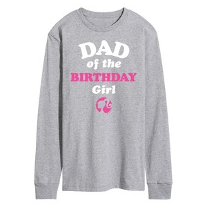 Men's - Barbie - Dad of The Birthday Girl Long Sleeve Graphic T-Shirt - 1 of 4