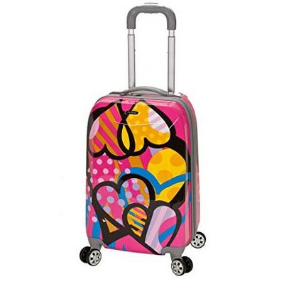 Rockland Vision Hardside Spinner Wheel Luggage Assorted/Multicolor Carry-On 20-Inch