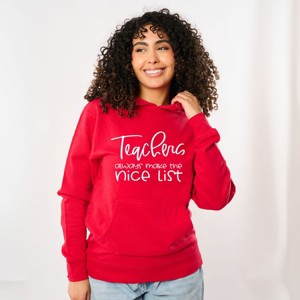 Simply Sage Market Teachers Always Make The Nice List Hoodie - 1 of 4