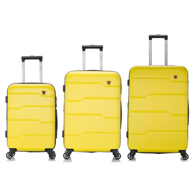 DUKAP Rodez Lightweight 3pc Hardside Luggage Set, 3 of 11