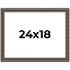 PosterPalooza | 24x18 Modern Bamboo Picture Frame, UV Acrylic, 5 Finishes - 2 of 4