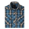 Gioberti Men's Western Cowboy Short Sleeve Shirt with Snap Buttons - 3 of 4