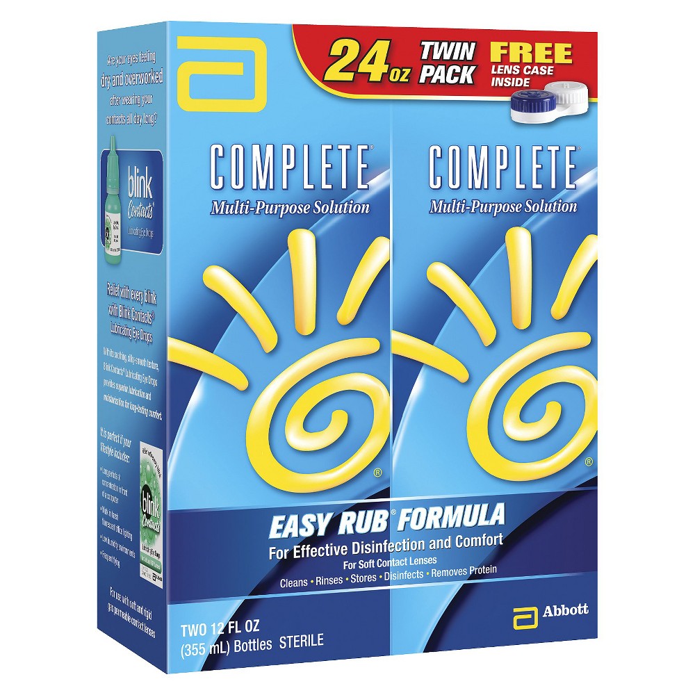 UPC 827444000621 product image for Complete Multipurpose Easy Rub Formula Contact Lens Solution 2 Pack - 24 fl oz | upcitemdb.com