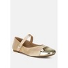 Albi Patent Toe Cap Tweed Women Mary Janes - 2 of 4