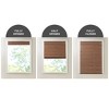 Vynxaria 27"Wx64"L Bamboo Light Filtering Roman Shade,Teak(Only 1 PC) - 2 of 4