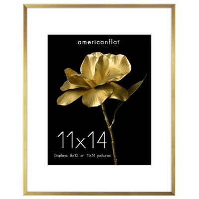 Americanflat Aluminum Picture Frame with Mat