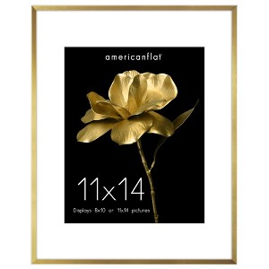 Americanflat Aluminum Picture Frame with Mat - 1 of 4