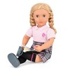 Our Generation Hally with Storybook & Accessories 18" Posable School Doll - image 4 of 4