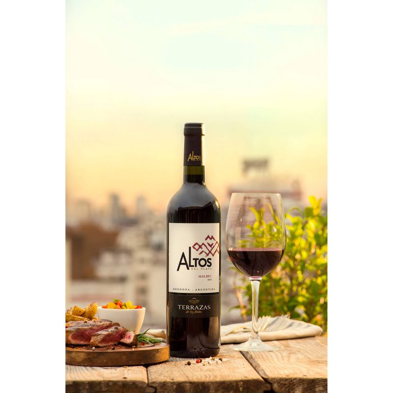 Terrazas de los Andes Altos del Plata Malbec Red Wine - 750ml Bottle, 3 of 8