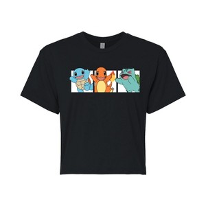 Women's - Pokémon - Pokémon Square Cropped Graphic T-Shirt - 1 of 4