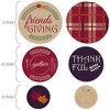 Big Dot of Happiness Friends Thanksgiving Feast - Friendsgiving Party Giant Circle Confetti - Party Decorations - Large Confetti 27 Count - 2 of 4