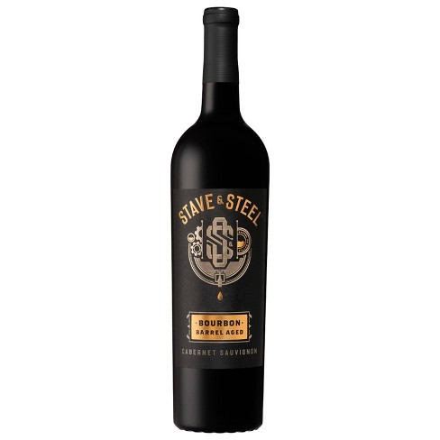 Stave & Steel Bourbon Barrel Cabernet Sauvignon Red Wine - 750ml Bottle - image 1 of 4