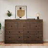 Dresser for Bedroom, Wooden Fluted Chest of Drawers, Modern Oak Storage Organizer - 4 of 4
