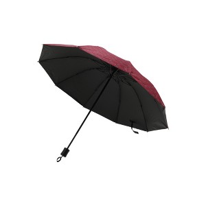 Unique Bargains Umbrella Manual 10-rib Gentleman Check Sun Protection Vinyl Impact Cloth 43.31"x26.77" 1 Pcs - 1 of 4