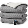 Acekool Heated Blanket Throw with LCD Controller, Dual-Sided Comfort, Fast Heating and Customizable Warmth, Machine Washable,90" x 100" - 2 of 4