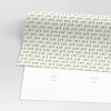 30” 25 sq ft Christmas Roll Wrap Green Joy on Cream - Wondershop™ - 3 of 3