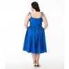 Unique Vintage Women's Plus Sleeveless Swing Dress - 3 of 3