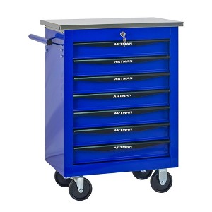 VASIP Double-Door Dustproof Tool Cart  with Layered Clapboard, Multifunctional Tool for Home,Garage - 1 of 4