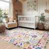 Modern Oushak Area Rug for Bedroom, Soft Washable Non-Slip Carpet, Low Pile Area Rugs for Living Room Dorm Nursery - 2 of 4