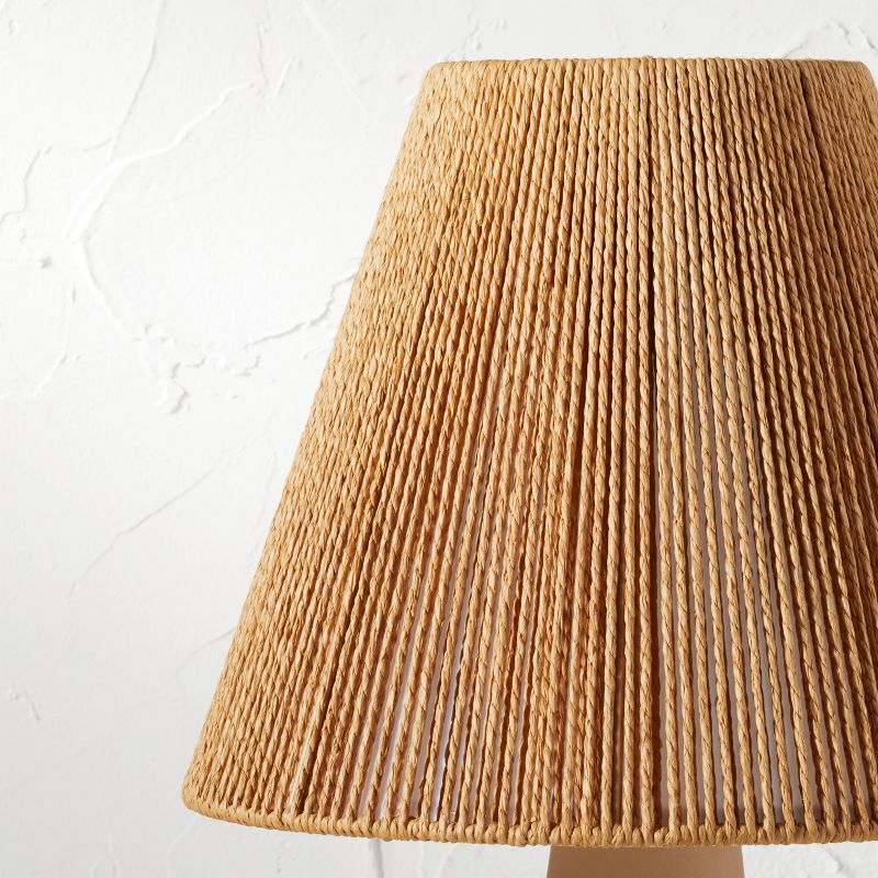 Ceramic Table Lamp with Rope Shade Brown (Includes LED Light Bulb) - Opalhouse&#8482; designed with Jungalow&#8482;, 3 of 6