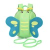 Kids Backpack Lightweight School Backpack with Tulle Wings and Anti-lost Safety Rope Toddler Backpack for Teen Girls Boys - 4 of 4