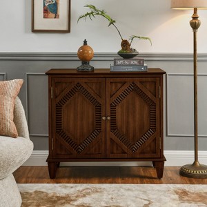 Bella Depot Mid Century Modern Sideboard Buffet Cabinet with Storage, Accent Coffee Bar Wine Bar Storage Cabinet - 1 of 4