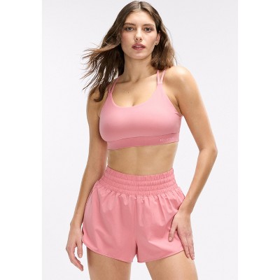 Peloton Women's Cadent Strappy Y-Back Bra, Brandied Apricot