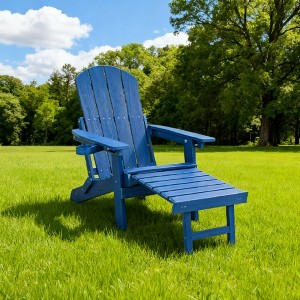 GDFStudio Eurytus Farmhouse Outdoor Adjustable Adirondack Lounge