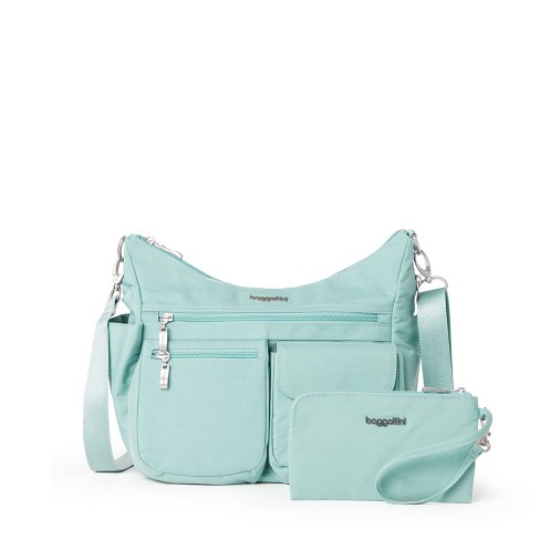 Baggallini Women's Phoenix Hobo Crossbody Bag - Seafoam : Target