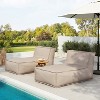 Christopher Knight Home Maegan Outdoor Modern Minimalist Versatile Bean Bag Lounge Chair (Set of 2) - 2 of 4