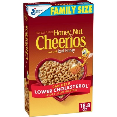 Cheerios Honey Nut Cereal Family Size 18.8 oz