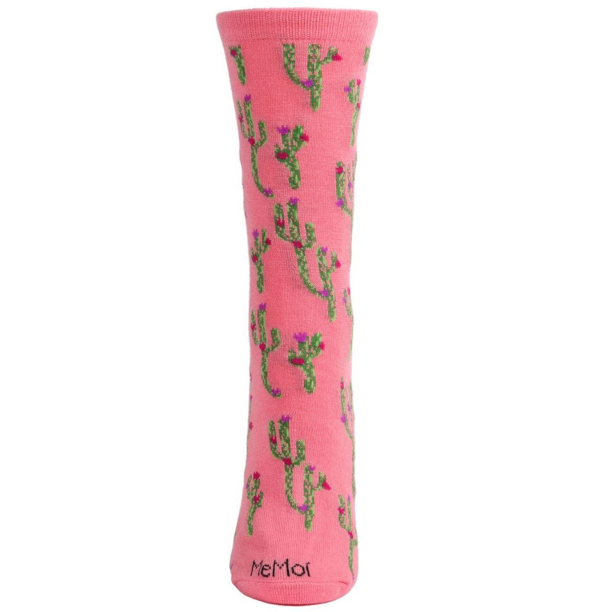 Memoi Cactus Bamboo Blend Crew Socks - thumbnail 7