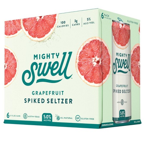 Mighty Swell Grapefruit Spiked Seltzer - 6pk/12 fl oz Cans - image 1 of 3