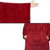 PAVILIA Wearable Blanket Women Men, Oversized Hoodie Sweatshirt Sweater Neck Warmer, Fleece Soft Hug Sleep Pod - 3 of 4