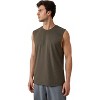 Anna-Kaci Active Men's Sleeveless Crew Neck Ribbed Tank Top with Relaxed Fit and Stretch Fabric - 3 of 4