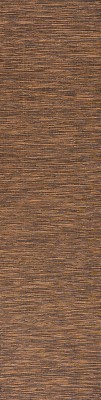 Modern Flatweave Solid Brown Synthetic Area Rug - Easy Care