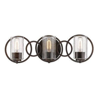 Millennium Lighting Delano 3 - Light Vanity in  Rubbed Bronze