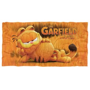 Garfield (2024) Garfield Laying Down 30” x 60” Beach Towel - 1 of 4
