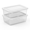 Sterilite Stackable Clear Plastic Storage Tote Container - 4 of 4