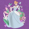 Girl's Cinderella Floral Princess and Friends T-Shirt - 2 of 4