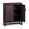 Teamson Home Hatteras Accent Cabinet with 2 Rattan Inlay Doors and Adjustable Shelves - 2 of 4