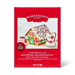 Dog Biscuit House Dog Treat - Gingerbread Flavor - Wondershop™ 13.6oz - 1 of 4